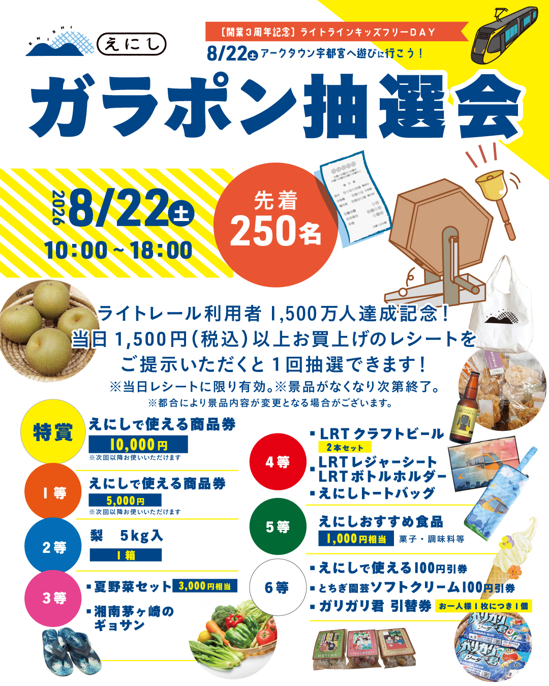 えにし大抽選会２０２６年８月２２日（土）
